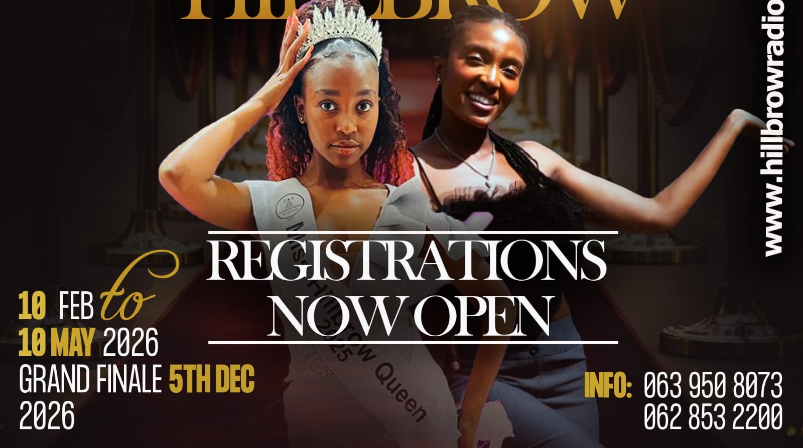 MISS HILLBROW 2026 REGISTRATIONS OPENED